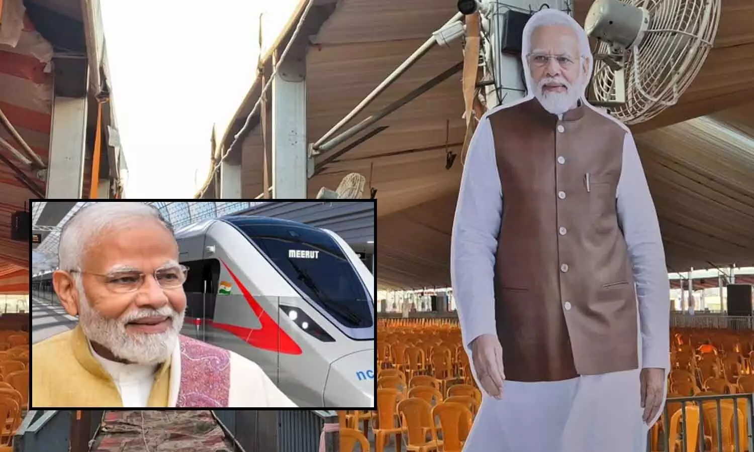 PM Modi in Meerut PM Modi in Meerut