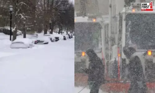 US Snowstorm News: अमेरिका में बर्फीले तूफान ने बरपाया कहर, स्कूल-कॉलेज सब बंद