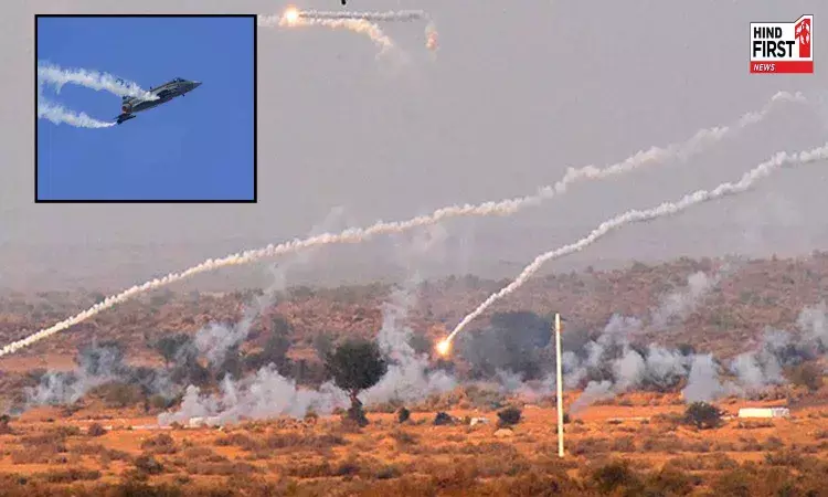 पोखरण वायु शक्ति रिहर्सल में दिखीं भारतीय वायुसेना की ताकत, लड़ाकू विमानों से थर्रा उठी पूरी रेंज