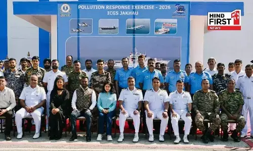 भारतीय तटरक्षक बल ने जखाऊ में किया बड़ा अभ्यास, मॉक ड्रिल का आयोजन भी किया