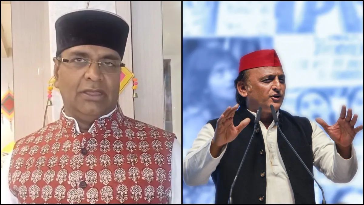 विश्वास सारंग और अखिलेश यादव