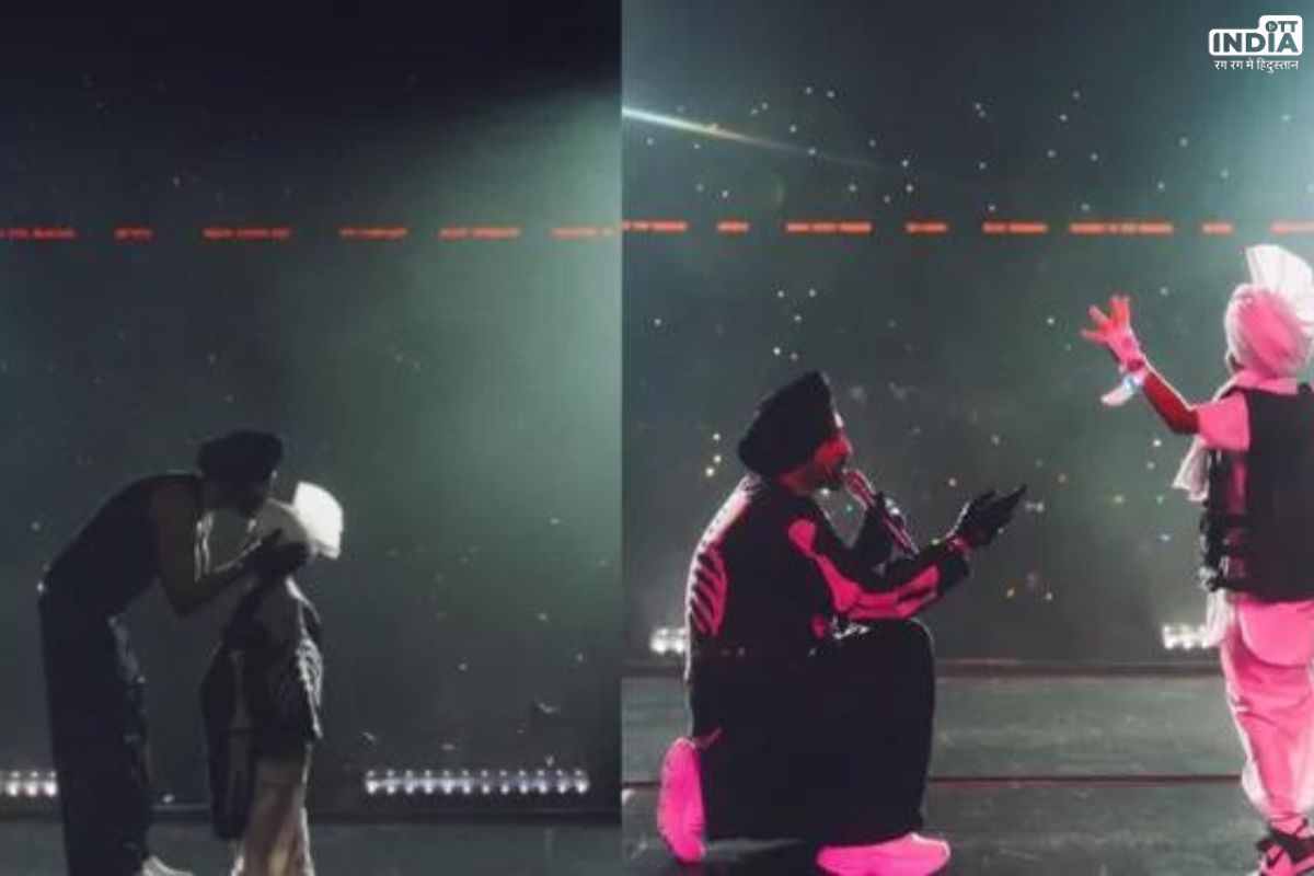 Diljit Dosanjh Viral Video: दिलजीत ने एक बार फिर जीता फैंस का दिल, स्टेज पर छोटे फैन को गोद में उठाकर किया परफॉर्म Diljit Dosanjh Viral Video: दिलजीत ने एक बार फिर जीता फैंस का दिल, स्टेज पर छोटे फैन को गोद में उठाकर किया परफॉर्म