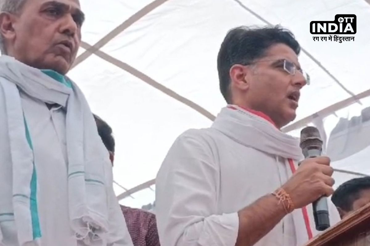 Loksabha Election Sawai Madhopur : चौथ का बरवाड़ा में पायलट ने केंद्र पर बोला हमला, कहा - महंगाई की मार से जनता का हाल बेहाल, अब वक्त है बदलाव का