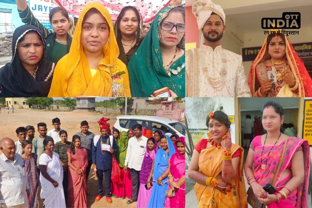 Loksabha Election 2024 Second Phase : लोकतंत्र की खूबसूरत तस्वीर, किसी ने शादी - निकाह से पहले तो किसी ने शादी के बाद डाला वोट