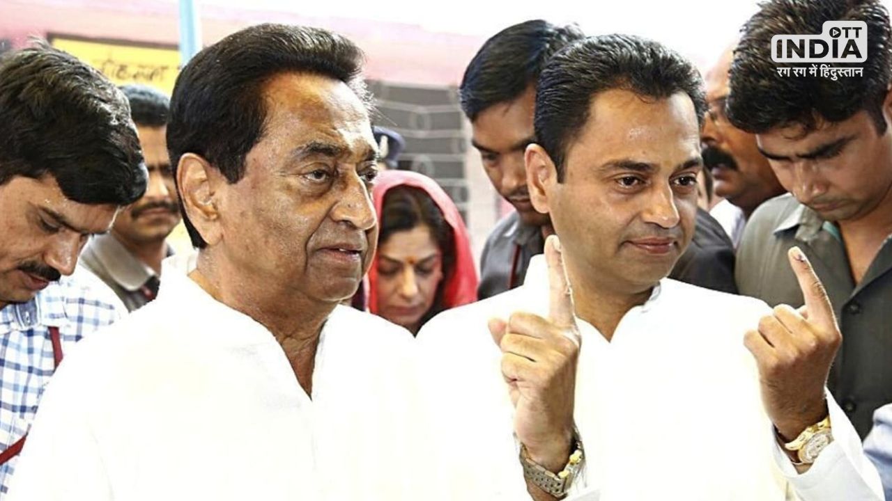 Lok Sabha Election 2024 1st Phase Voting Chhindwara एमपी के पूर्व मुख्यमंत्री कमलनाथ ने परिवार के साथ किया मतदान,पुत्र नकुलनाथ और उनकी पत्नी अलका नाथ भी रहे साथ