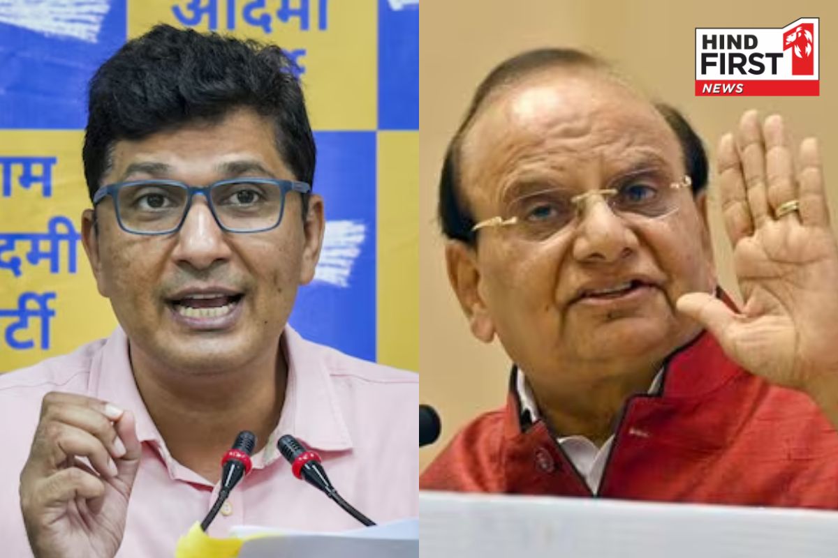 वे अपना काम नहीं करते, दिल्ली अपराध का गढ़ बन रही है, सौरभ भारद्वाज का LG पर हमला वे अपना काम नहीं करते, दिल्ली अपराध का गढ़ बन रही है, सौरभ भारद्वाज का LG पर हमला