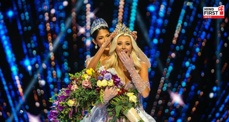 डेनमार्क की विक्टोरिया केजीर के सर सजा Miss Universe 2024 का ताज, टॉप-12 से बाहर हुईं भारत की रिया सिंघा डेनमार्क की विक्टोरिया केजीर के सर सजा Miss Universe 2024 का ताज, टॉप-12 से बाहर हुईं भारत की रिया सिंघा