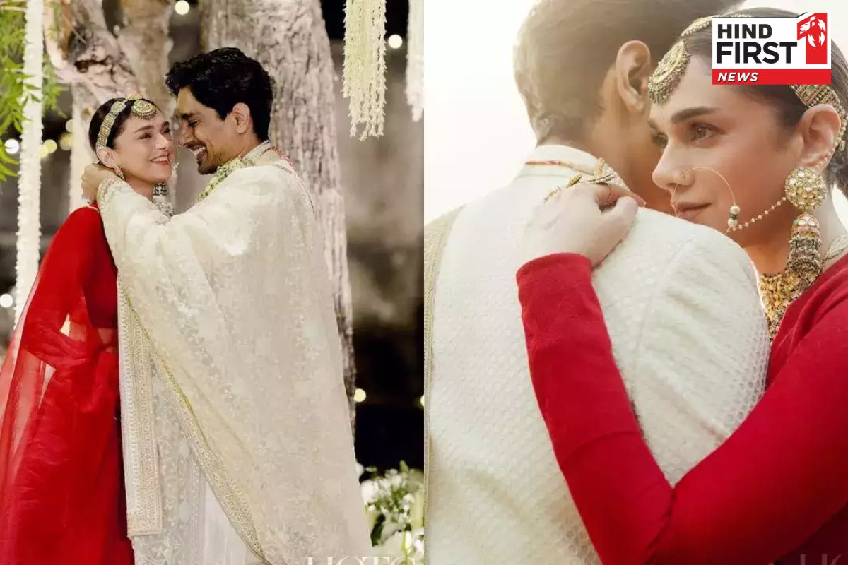 Aditi-Siddarth Wedding : अदिति राव हैदरी और सिद्धार्थ ने रचाई दोबारा शादी, कपल की तस्वीरें हुईं वायरल Aditi-Siddarth Wedding : अदिति राव हैदरी और सिद्धार्थ ने रचाई दोबारा शादी, कपल की तस्वीरें हुईं वायरल
