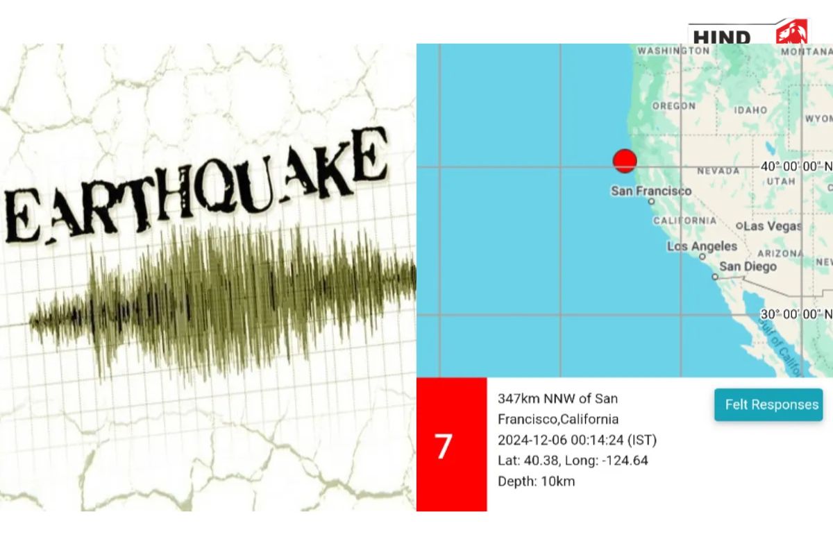 7.0 मैग्नीट्यूड तीव्रता वाले भूकंप से कांपा कैलिफोर्निया, मेंडोकिनो फ्रैक्चर ज़ोन से उठे झटके, सुनामी का खतरा टला 7.0 मैग्नीट्यूड तीव्रता वाले भूकंप से कांपा कैलिफोर्निया, मेंडोकिनो फ्रैक्चर ज़ोन से उठे झटके, सुनामी का खतरा टला