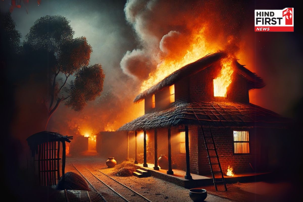 भूत-प्रेत लगा रहे आग? इस घर में 8 दिनों में 22 बार लगी आग, परिवार और गांव वाले हैरान भूत-प्रेत लगा रहे आग? इस घर में 8 दिनों में 22 बार लगी आग, परिवार और गांव वाले हैरान