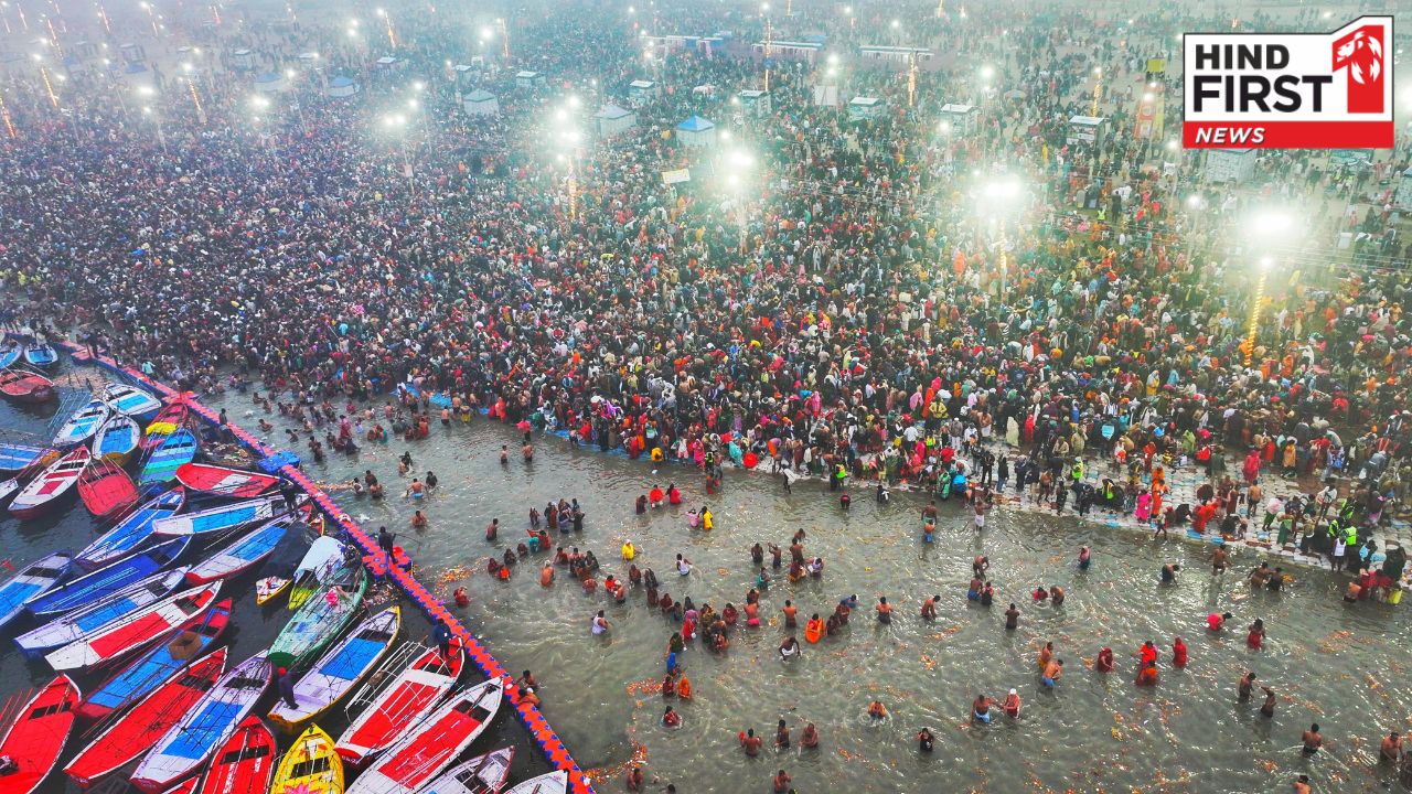 Mahakumbh 2025: हर हर गंगे के नारे के साथ महाकुंभ का शुभारंभ, पौष पूर्णिमा पर श्रद्धालुओं ने लगाई पवित्र डुबकी Mahakumbh 2025: हर हर गंगे के नारे के साथ महाकुंभ का शुभारंभ, पौष पूर्णिमा पर श्रद्धालुओं ने लगाई पवित्र डुबकी