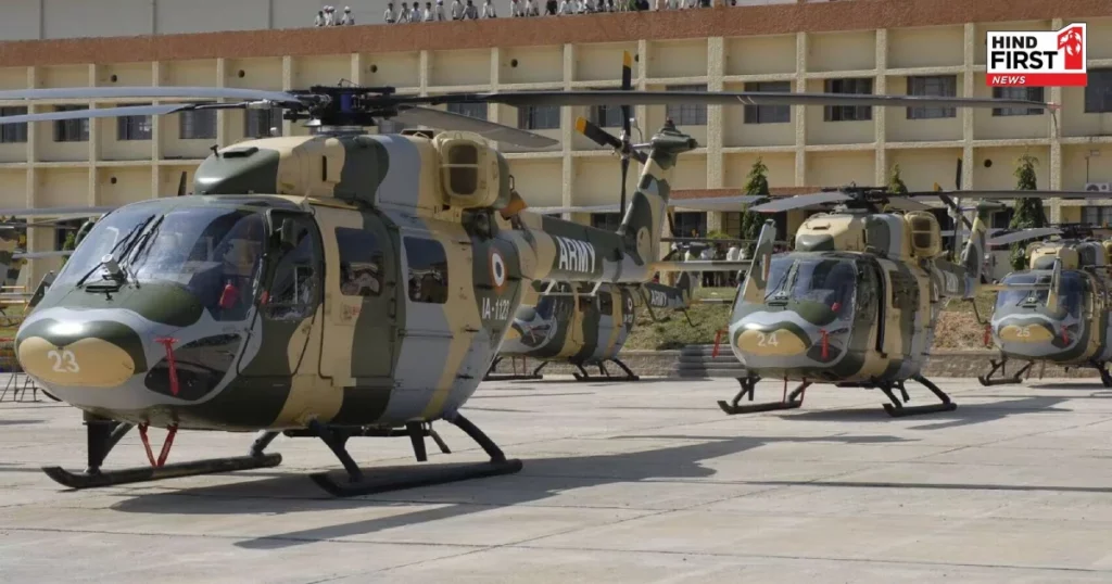 Dhruv Helicopter deployed in Jammu Kashmir
