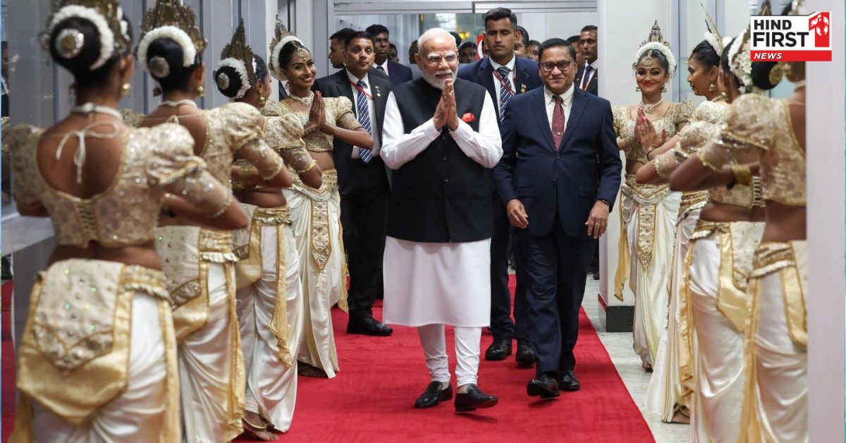 तीन दिवसीय दौरे पर श्रीलंका पहुंचे पीएम मोदी, रक्षा, ऊर्जा, व्यापार समेत अहम मुद्दों पर होगी चर्चा तीन दिवसीय दौरे पर श्रीलंका पहुंचे पीएम मोदी, रक्षा, ऊर्जा, व्यापार समेत अहम मुद्दों पर होगी चर्चा