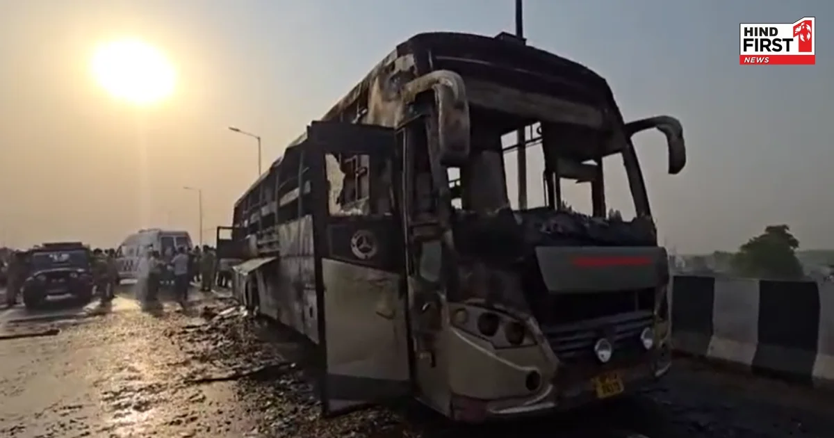 दिल्ली से बिहार जा रही बस में आग लगने से 5 यात्रियों की मौत, ड्राइवर फरार दिल्ली से बिहार जा रही बस में आग लगने से 5 यात्रियों की मौत, ड्राइवर फरार