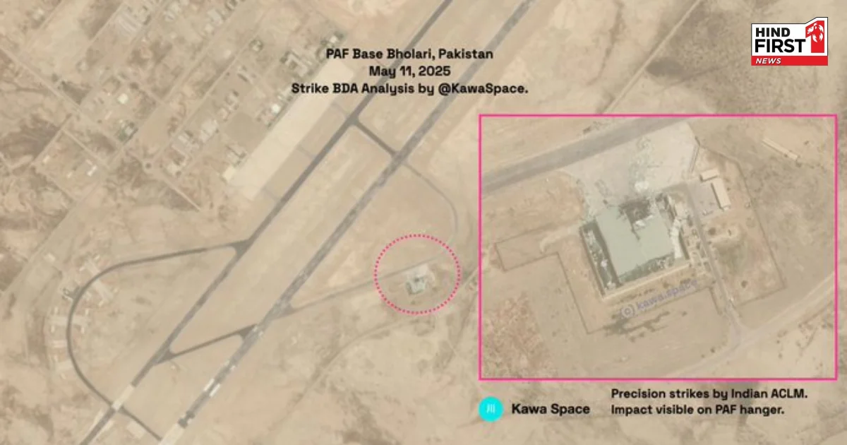 भारतीय वायुसेना का पाकिस्तानी एयरबेसों पर सटीक हमला, सैटेलाइट तस्वीरों से हुआ नुकसान का खुलासा भारतीय वायुसेना का पाकिस्तानी एयरबेसों पर सटीक हमला, सैटेलाइट तस्वीरों से हुआ नुकसान का खुलासा