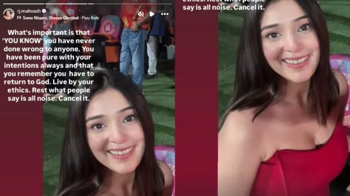 India Tv - RJ Mahvesh's Instagram story