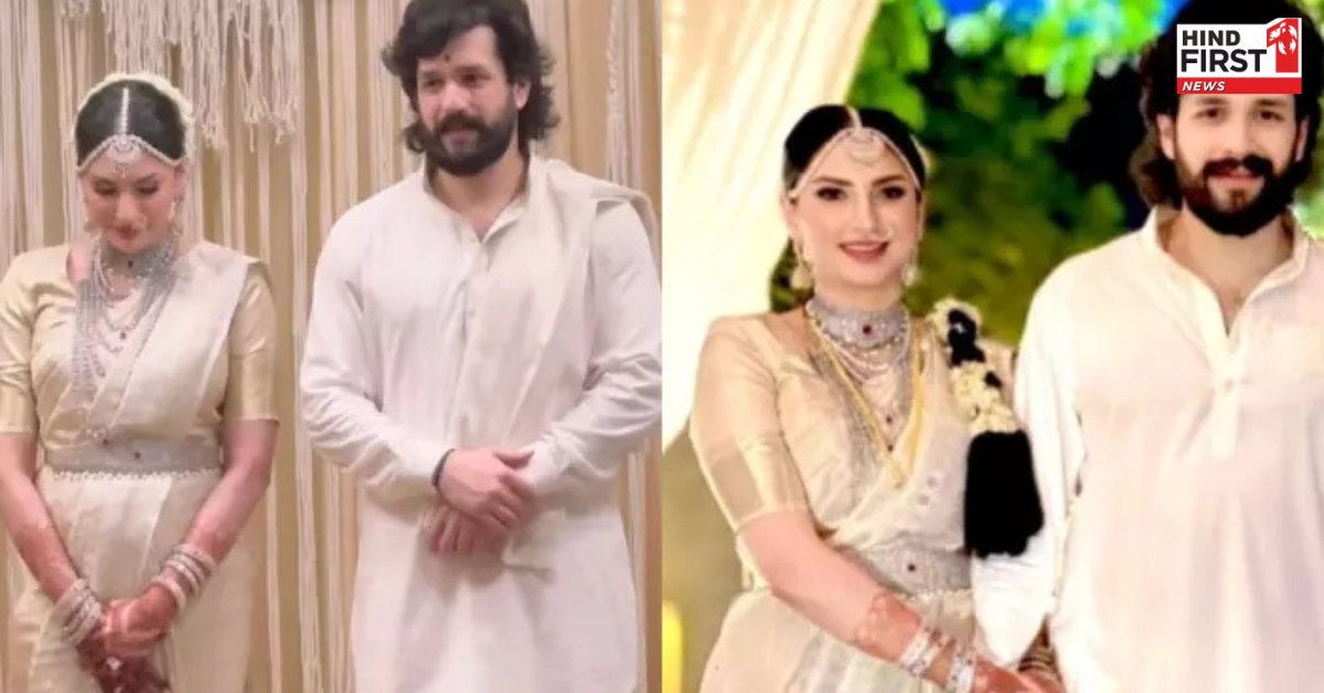 अखिल अक्किनेनी ने जैनब रावजी संग रचाई शादी, व्हाइट-गोल्डन साड़ी में बेहद खूबसूरत दिखीं दुल्हन