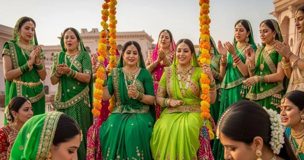 Hariyali Teej 2025: हरियाली तीज में महिलाएं क्यों पहनती हैं हरी चूड़ियां? जानिए कारण   