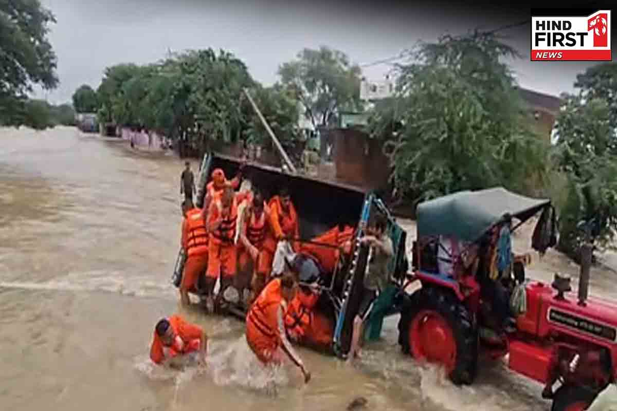 लगातार बारिश से बिगड़े राजस्थान के हालात, कई जिलों में बाढ़ का खतरा
