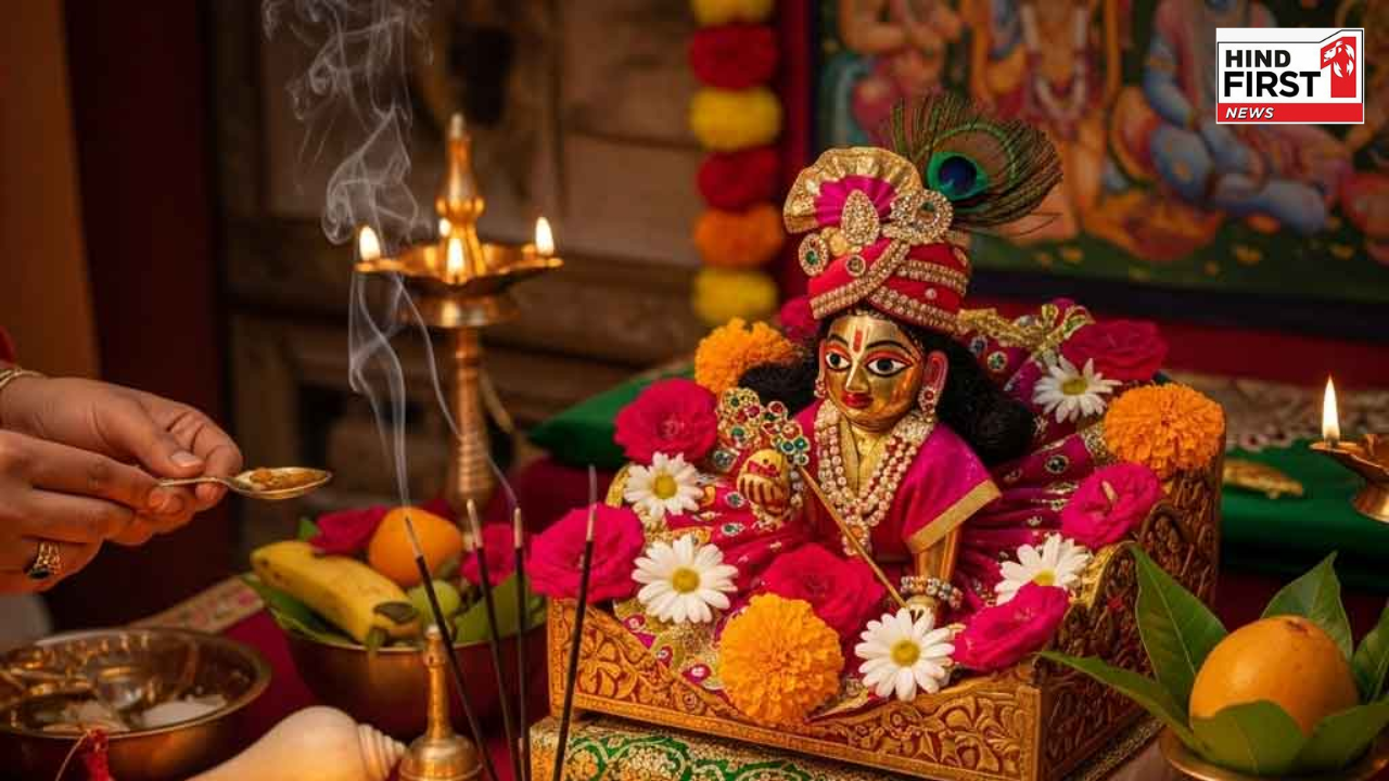 Nishita Puja: कृष्ण जन्माष्टमी का पवित्र मध्यरात्रि उत्सव, जानिए मुहूर्त और महत्व Nishita Puja: कृष्ण जन्माष्टमी का पवित्र मध्यरात्रि उत्सव, जानिए मुहूर्त और महत्व