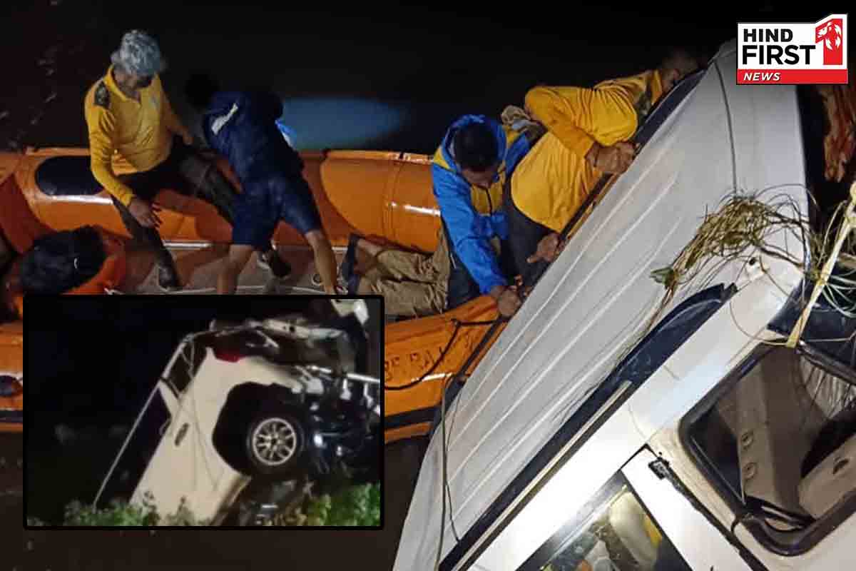 राजस्थान के उदयपुर में बड़ा हादसा: उफनते नाले में गिरी कार, दो की मौत और एक लापता