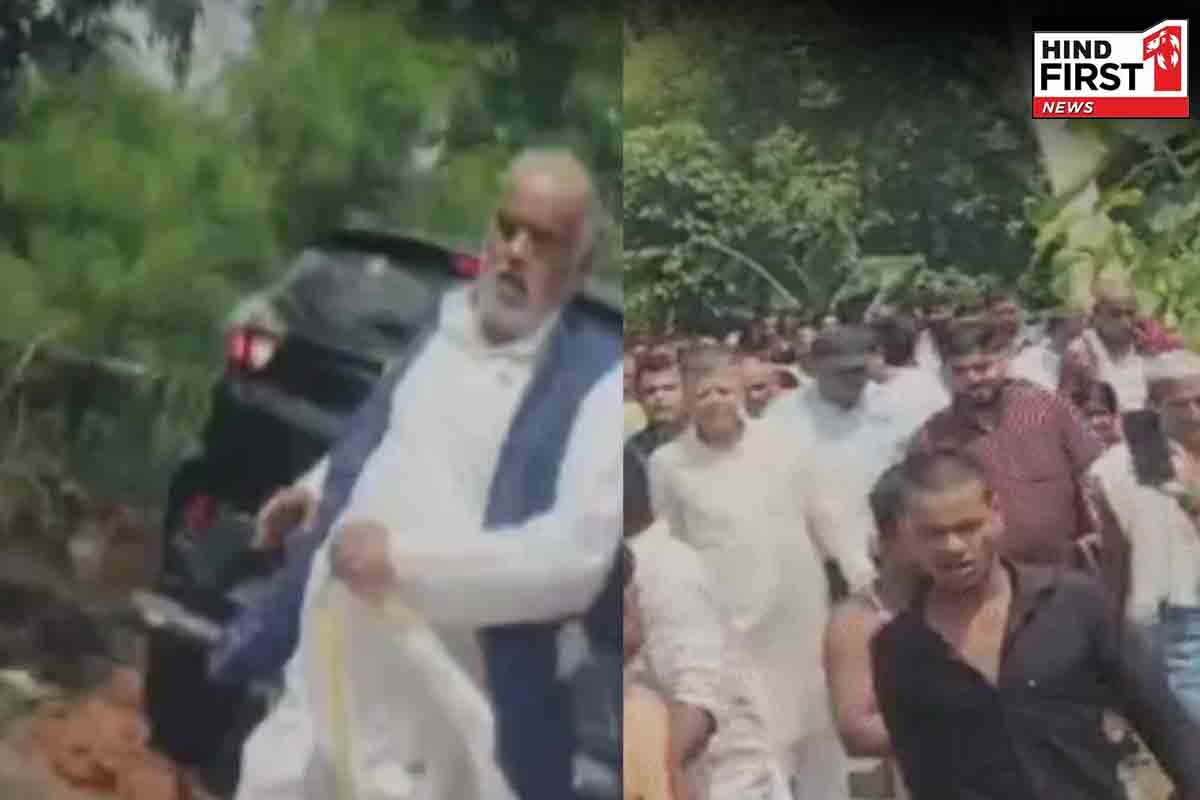 बिहार के नालंदा में बड़ा बवाल, ग्रामीणों ने मंत्री पर किया हमला, भागकर बचाई जान