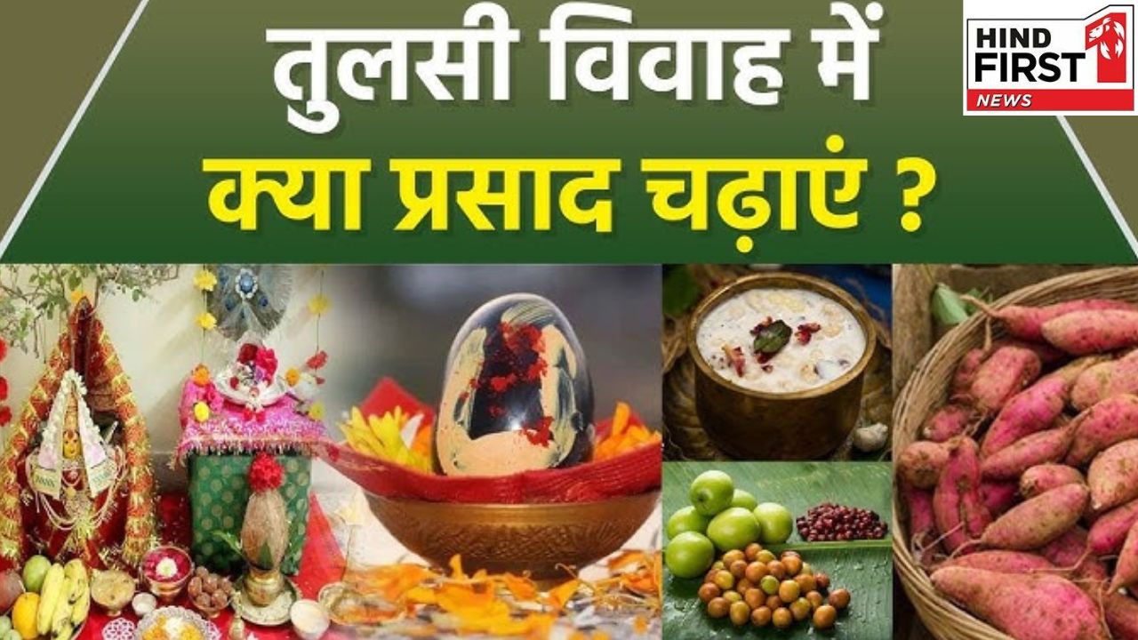 Tulsi Vivaah 2025: तुलसी विवाह पर जरूर चढ़ाएं ये प्रसाद, वरना अधूरी रह जाएगी पूजा Tulsi Vivaah 2025: तुलसी विवाह पर जरूर चढ़ाएं ये प्रसाद, वरना अधूरी रह जाएगी पूजा