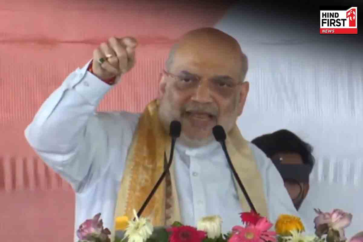 बिहार: खगड़िया में गृहमंत्री अमित शाह का संबोधन, कहा- लालू-राबड़ी की सरकार में सिर्फ जंगलराज होगा