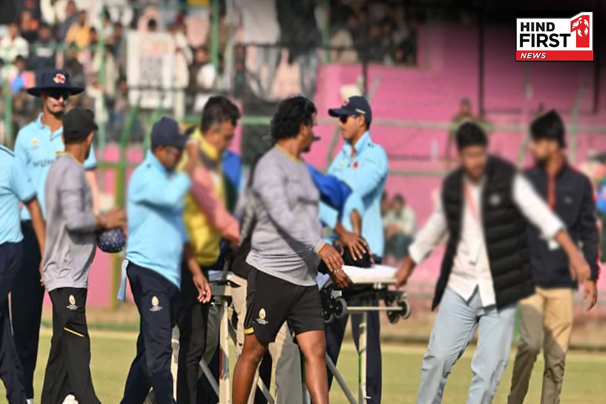विजय हजारे ट्रॉफी: मुंबई के खिलाड़ी को लगी चोट, मैदान से सीधे हॉस्पिटल भेजा