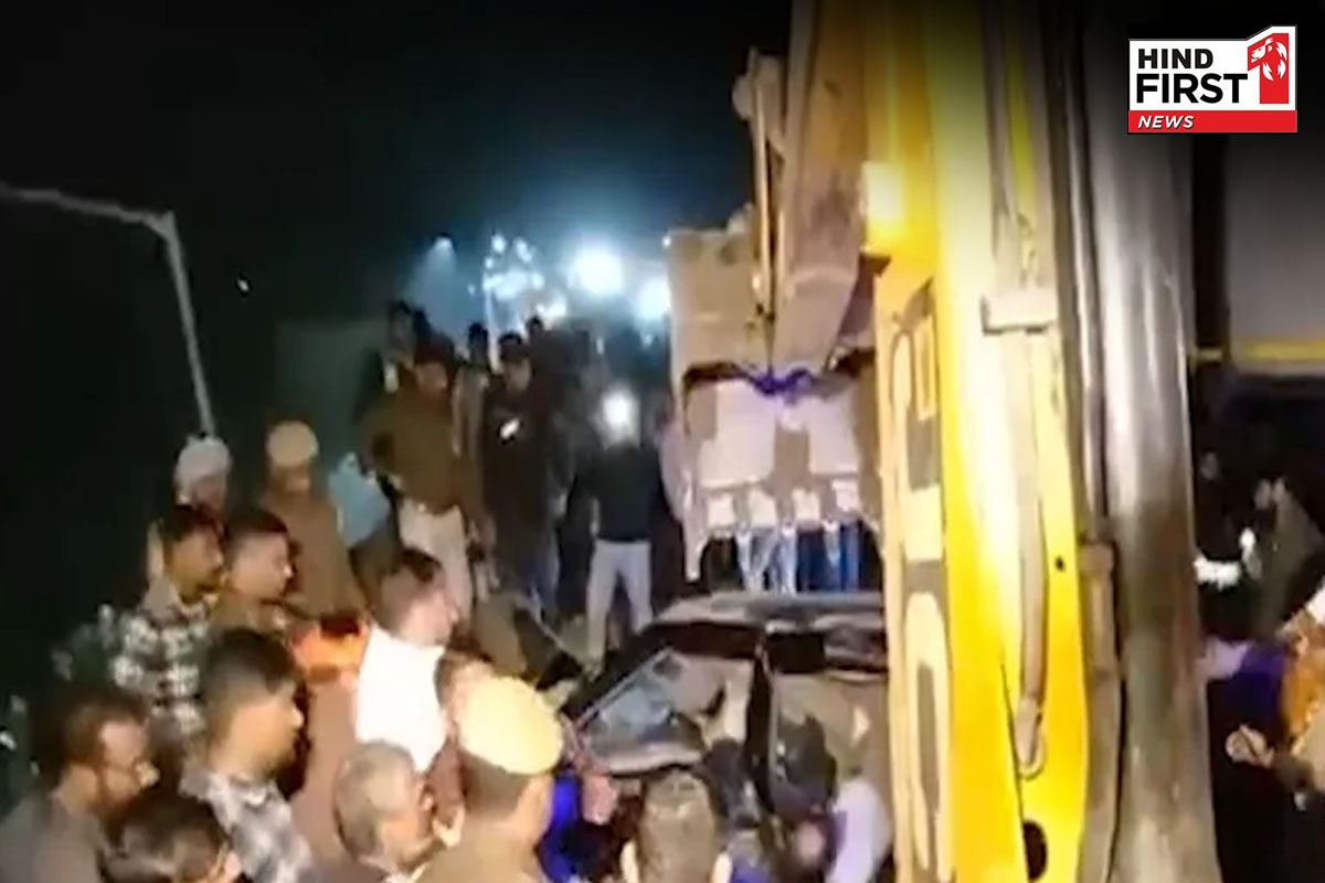 राजस्थान के बूंदी में भीषण सड़क हादसा, कार पर पलटा ट्रक, 4 लोगों की मौत