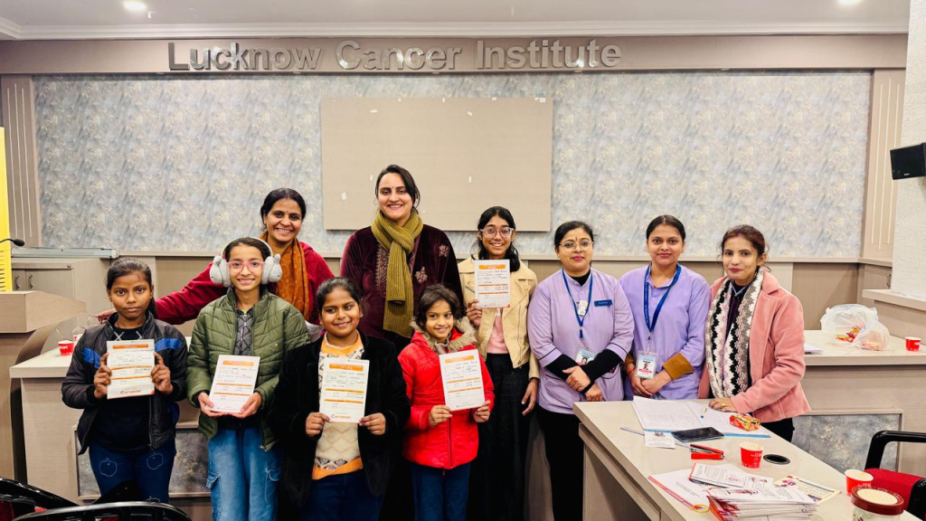 लखनऊ में संपन्न हुआ निशुल्क सर्वाइकल कैंसर टीकाकरण शिविर 